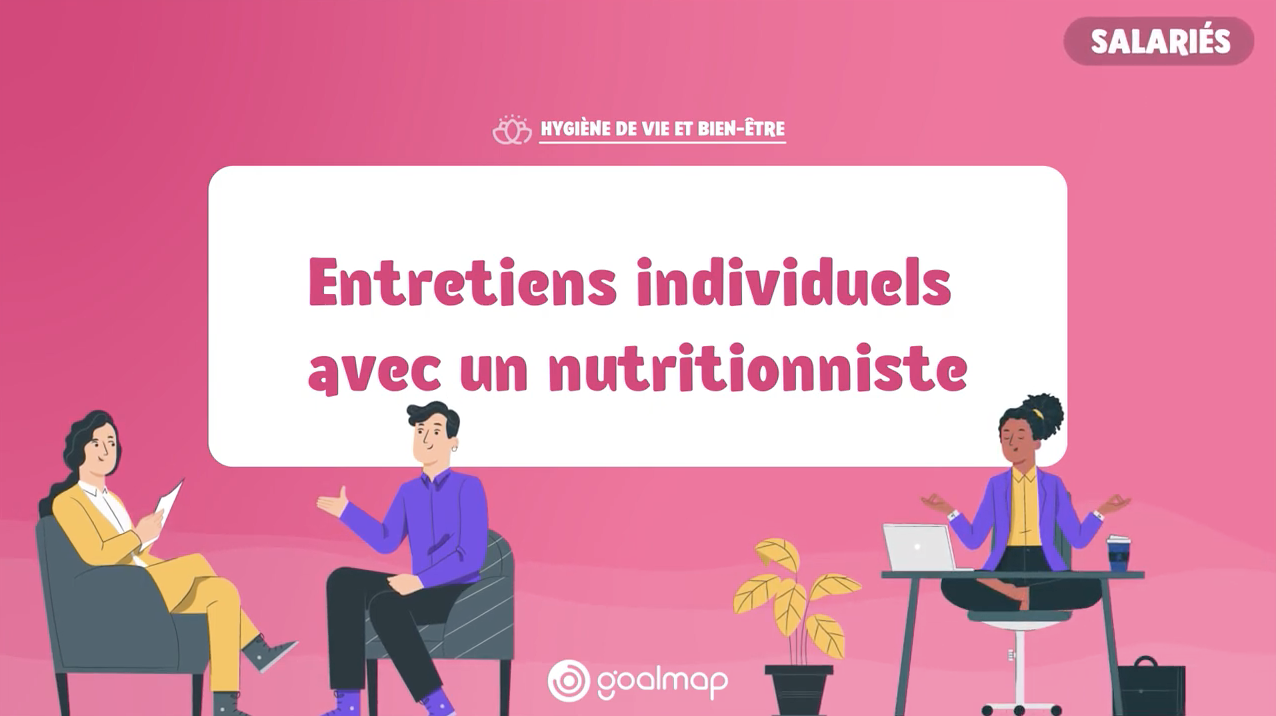 Entretiens individuels avec un nutritionniste