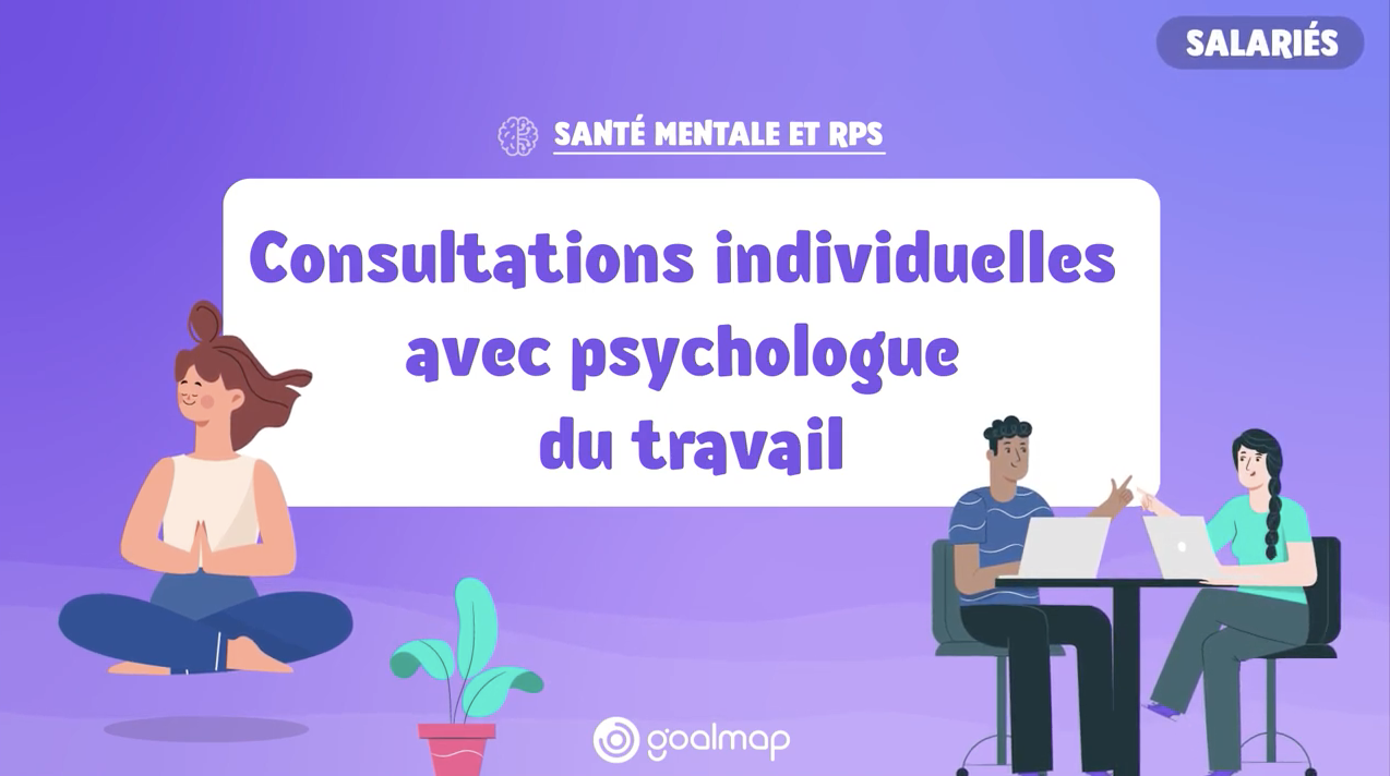 Consultations individuelles avec psychologue du travail