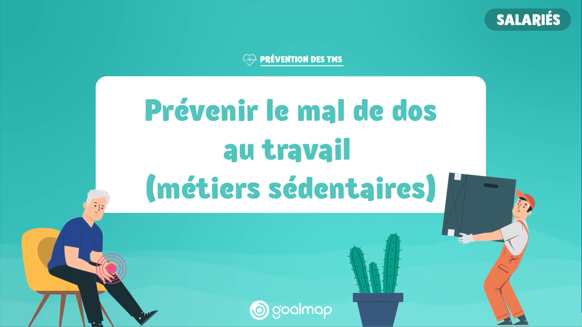Prévenir le mal de dos au travail (métiers sédentaires)