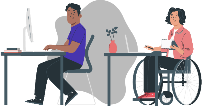 E-learning illustration