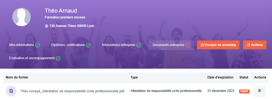 Image du questionnaire